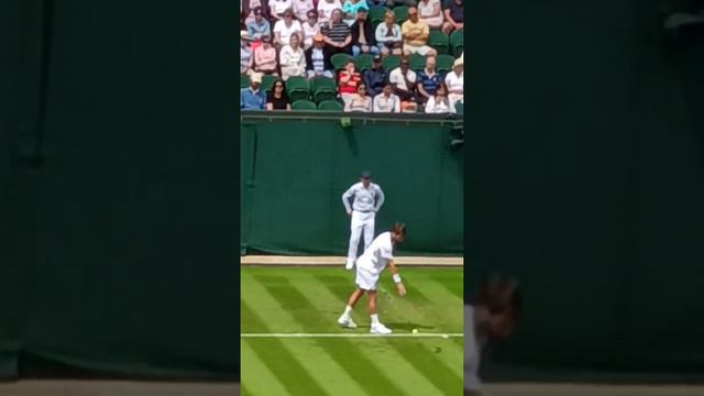 Cameron Norrie at Wimbledon 2022. Top serve.