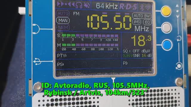 25.08.2024 10:08UTC, [Semilocal], Авторадио, Рыбинск, 105.5МГц, 104км