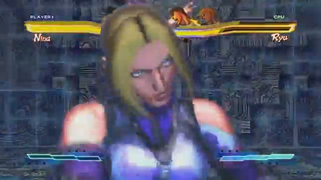 Nina's Super Art and Cross Assault in Street Fighter X Tekken смотреть онлайн