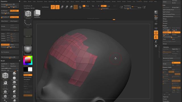 035 ZBrush 2021 ZModeler Edge Extrude Retopology Techniques