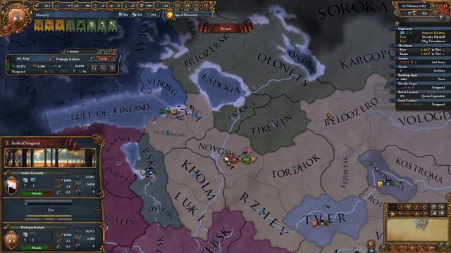 Прохождение Europa Universalis IV 1 удачное начало