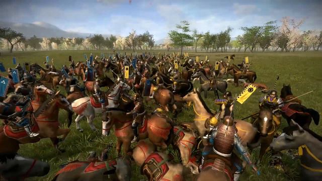 Total War: SHOGUN 2 1vs1: Katana Cavalry vs Light Cavalry смотреть онлайн