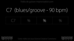 C7 (blues_groove - 90 bpm) - Backing Track
