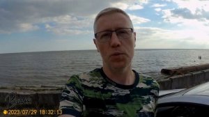 Мы на пляже Новоазовска