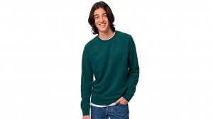 Лот 989 Сток мужские Свитшоты бирюзовые размер (XS) 7шт цена 490 руб_шт итого 3430 руб_кг