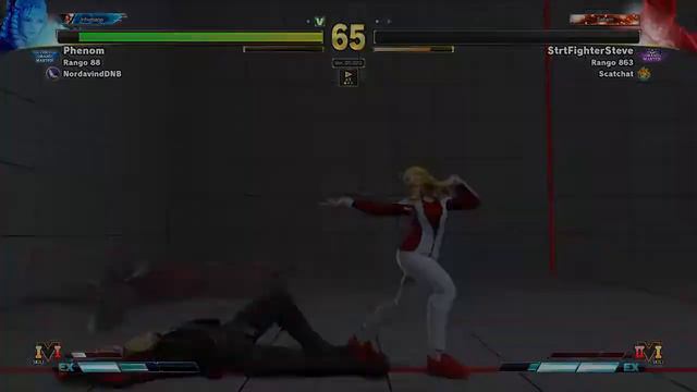 SFV CE Phenom ( Karin ) vs StrFighterSteve ( Ed ) STREET FIGHTER V CHAMPION EDITION смотреть онлайн