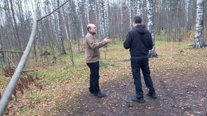 Тренировка в осеннем лесу. Часть 2.