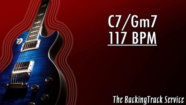 Smooth Jazz Backing Track in C7 and G minor 117 BPM