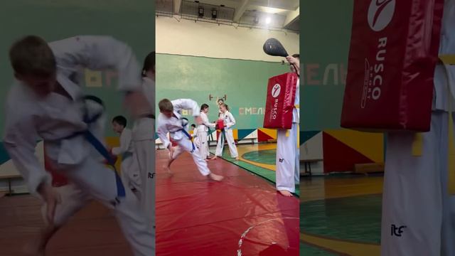 Момент тренировки по тхэквондо 🥋 #taekwondo #tkd #itftaekwondo #brawlstars #standoff2 #вертушки