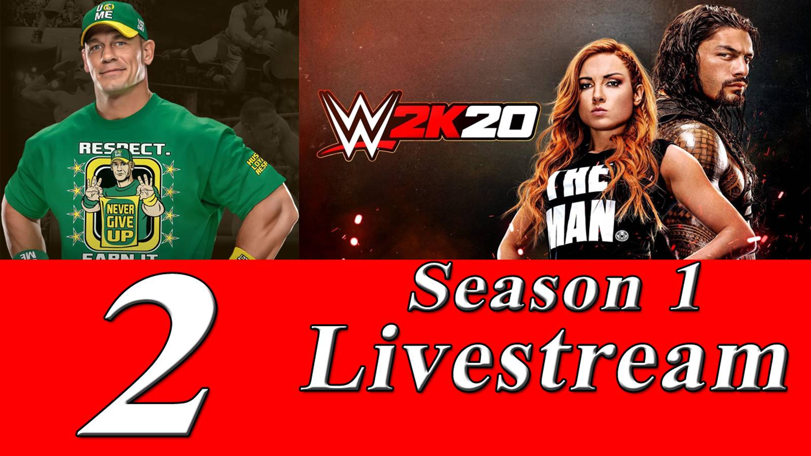 Соревновательный стрим by Captain Miller (WWE 2K20) №2 [SEASON 1]