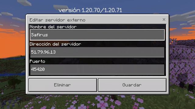 Minecraft bedrock server 1.20.70 parcelas/factions