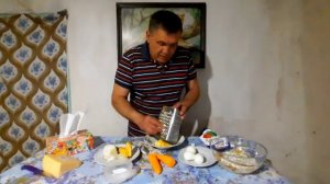 Слоёный ФРАНЦУЗСКИЙ САЛАТ ! из свежих овощей и фруктов. Теперь яблоки использую только так