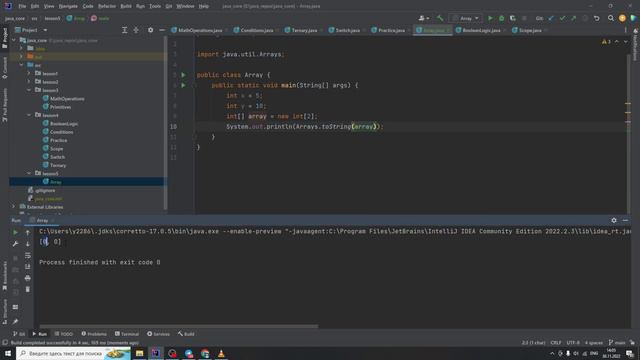 Javaснуля#25_Ссылочныетипыданных_Массивы