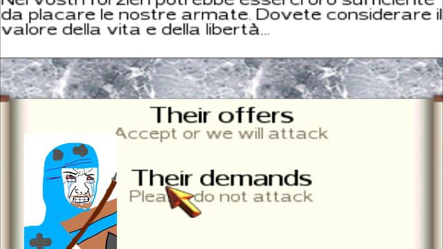 Rome: Total War Diplomacy be like
