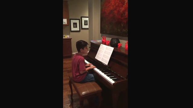 Noah Jaffer plays "Portrait" by Lee Evans on the piano. смотреть онлайн