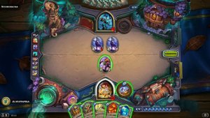 Hearthstone. Проходим Ведьмин лес на Токи Часовщице, дошли до последнего Босса. Сложно