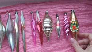 Винтажные ёлочные игрушки СССР. Сосульки. Выпуск 20.