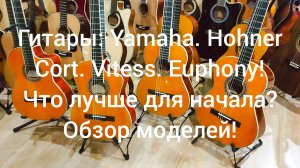 Гитары: Yamaha. Hohner. Cort. Vitess. Euphony! Какую купить гитару?| Мьюзик-Стор/#гитара #купить