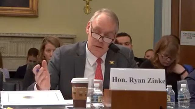 Ryan Zinke "I'm A Geologist" 3/15/18 смотреть онлайн