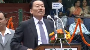 Shri Chamling  On IRB Passing Out Parade.