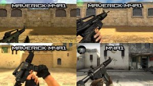 COMPARISONS ALL GUNS: CS:1.6 - CS:CZ - CS:S - CS:GO - [HD]
