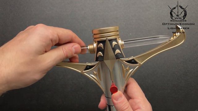 Демонстрация рукоятки светового меча Excalibur | Мастерская WarSabers - Световые мечи "Мастер" смотреть онлайн