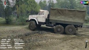 SpinTires - обзор мода ( ЗИЛ-131 и ЗИЛ-4334 v1.0 )