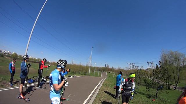 Марьино, командная эстафета, 3 человека в команде, горная часть Лукойла, 15х1400 метров. 01.05.2021 смотреть онлайн