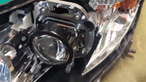 Mazda 3bl замена линз на Biled aozoom a3+