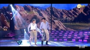 Osvaldo Laport bailó folklore en el Bailando