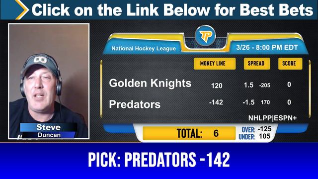 12 FREE NHL Picks and Predictions on NHL Betting Tips for Today, Tuesday 3/26/2024