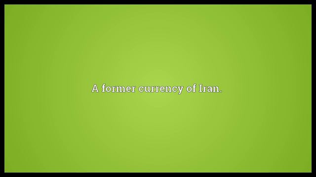 Toman Meaning