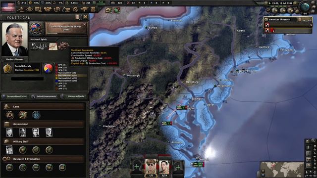 Hearts of Iron 4 Kaiserreich United States - Part 1 - Prelude to Disaster смотреть онлайн