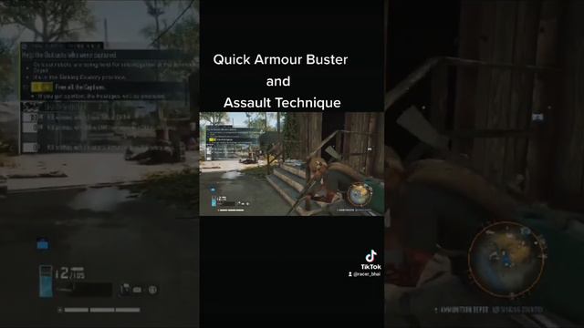 Ghost Recon Breakpoint Quick Armor Buster and Close  Assault technique #playstation #ghostrecon