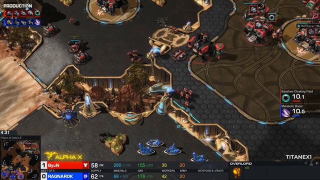 StarCraft 2 - BYUN vs RAGNAROK - Alpha Pro Series: Ultimate Showdown #8 | Group A смотреть онлайн