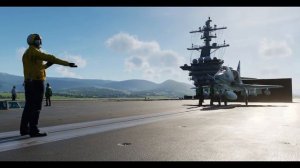 A-4E-C. Взлёт с авианосца...