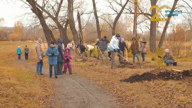 Посадка аллеи сосен в год 20-летия Центра Стоматологии «Астрея»
