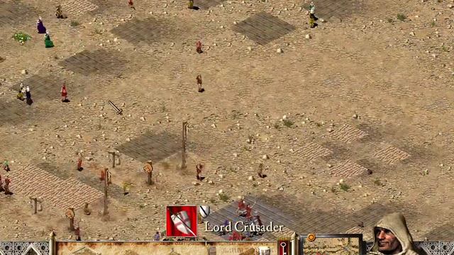 stronghold- 2 vs  2 hard انا والوولف ضد ريتشارد وصلاح الدين