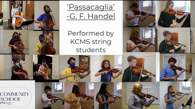 KCMS String Students Perform: Passacaglia - G. F. Handel смотреть онлайн