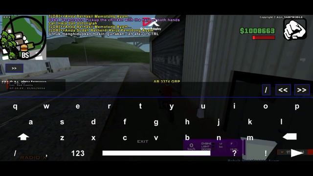 MENJADI PEKERJA PEMOTONGAN DAGING!! DIKOTA GARTNER || GTA SAMP ROLEPLAY ANDROID INDONESIA