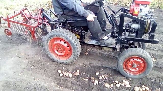 картофельная копалка самодельная