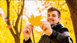 В осеннем парке