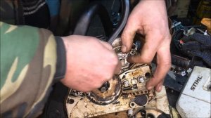 MS-180 STIHL Досконально продуманная бензопила.Когда нет тормоза и вращается цепь!)