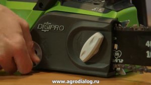 Аккумуляторная пила Greenworks GD40CS40 – безинструментальное натяжение цепи