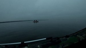 Первый тест самодельного гидрокрыла на лодочном моторе Меркурий 3,5 4Т с лодкой НДНД Марлин 340