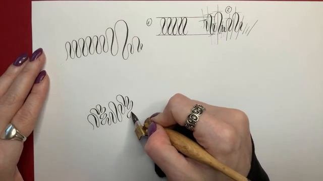 Открытый Вебинар Дарьи Романовой. Каллиграфическое рисование острым пером.