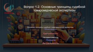 Товароведческая экспертиза. Профпереподготовка. Лекция. Профессиональная переподготовка для всех!