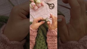 Обвязка крючком. #Карди_Тюльпан_ОМ