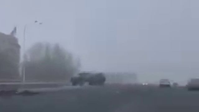 🇰🇿 Several military trucks were attacked on a road in Almaty. #Kazakhstan