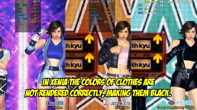 RPCS3 vs XENIA vs CEMU | TEKKEN TAG TOURNAMENT 2 | Performance Test | Differences between Versions